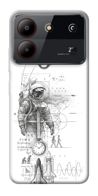 Чехол на ZTE Blade A54 4G Tattoo ver.1 фото 1 из 1