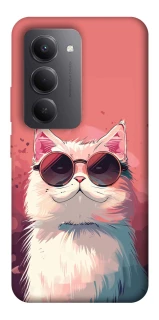 Чехол на Xiaomi Redmi 15 (Global) Сat with glasses фото 1 из 1