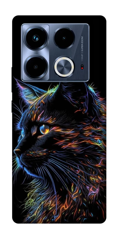Чохол на Infinix Note 40 4G Чорний кіт фото 1 з 1