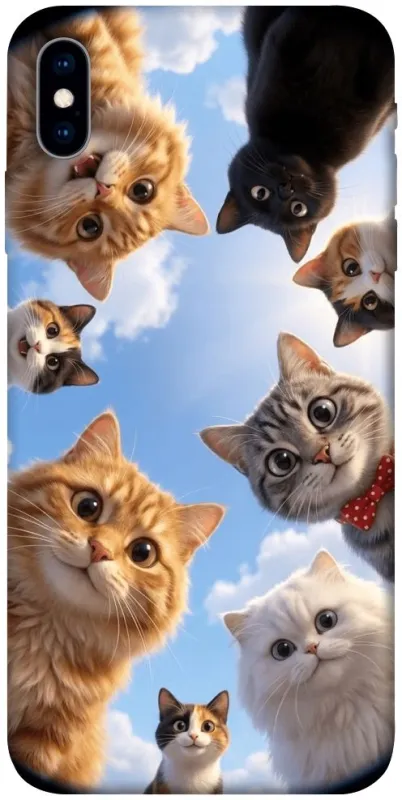 Чохол на Apple iPhone X (5.8") Cats фото 1 з 1