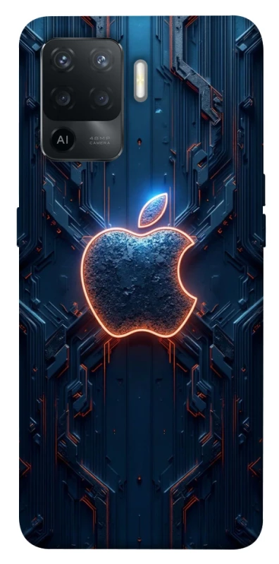 Чохол на Oppo Reno 5 Lite Apple logo ver.1 фото 1 з 1