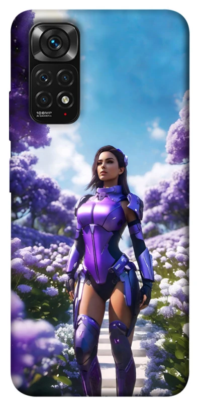 Чохол на Xiaomi Redmi Note 11 (Global) / Note 11S Cyber space girl ver.4 фото 1 з 1