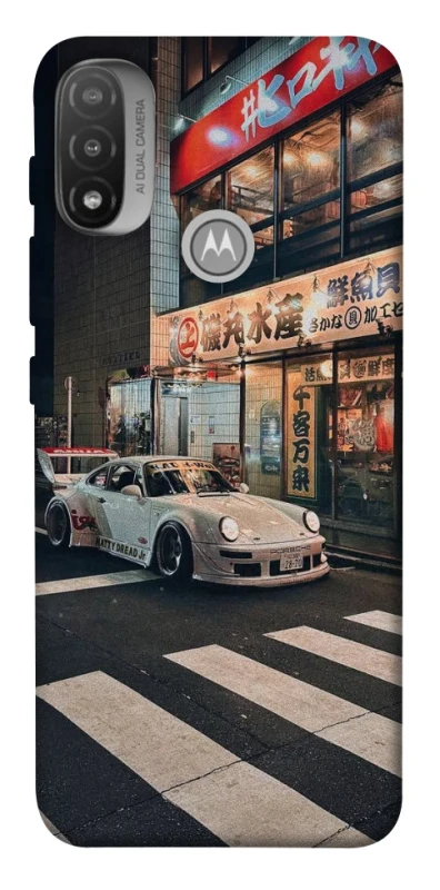 Чехол на Motorola Moto E20 Tokyo Porsche фото 1 из 1