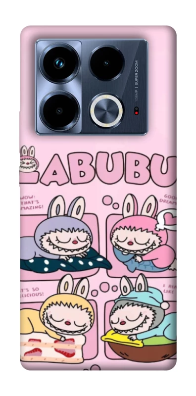 Чохол на Infinix Note 40 4G Labubu Dreams Collage фото 1 з 1