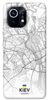 Чохол на Xiaomi Mi 11 Kiev white map фото 1 з 1