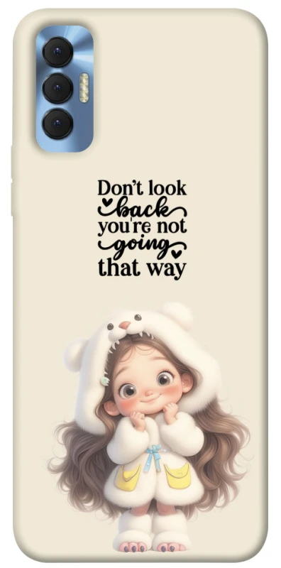 Чехол на TECNO Spark 8P Don't look back фото 1 из 1