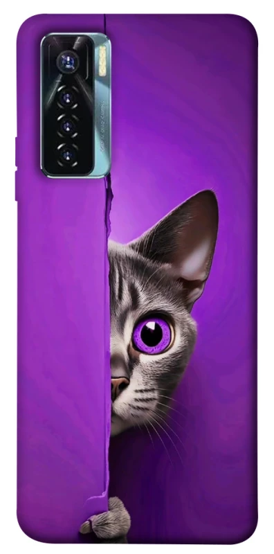 Чохол на TECNO Camon 17 Pro Кіт-підглядач фото 1 з 1