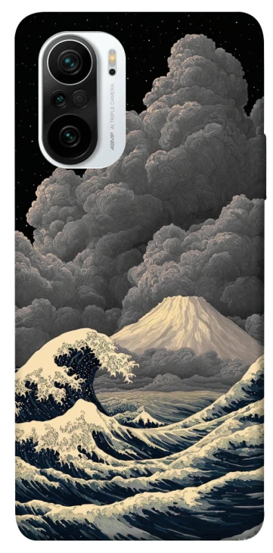Чехол на Xiaomi Redmi K40 / K40 Pro / K40 Pro+ / Poco F3 Japan mountains фото 1 из 1
