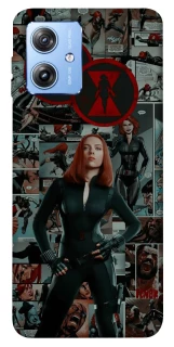 Чехол на Motorola Moto G84 Black Widow фото 1 из 1