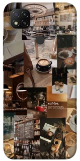 Чохол на Xiaomi Redmi 9C Coffee collage ver.2 фото 1 Чохол на Xiaomi Redmi 9C Coffee collage ver.2 фото 1 з 1