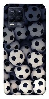 Чехол на Realme 8 Футбольные мячи фото 1 из 1
