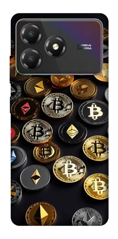 Чехол на ZTE Blade A36 Many coins фото 1 из 1