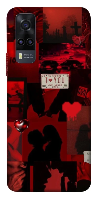 Чехол на Vivo Y31 Love collage ver.2 фото 1 из 1