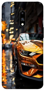 Чохол на OnePlus 7 Golden sports car фото 1 з 1