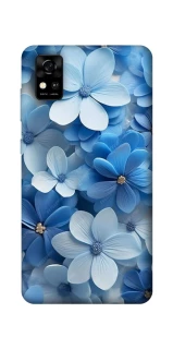 Чехол на ZTE Blade A31 Синие цветы фото 1 из 1