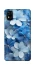 Чехол на ZTE Blade A31 Синие цветы фото 1 из 1