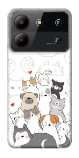 Чохол на ZTE Blade A54 4G Funny Pets фото 1 з 1