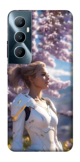 Чехол на Realme C65 4G Cyber space girl ver.1 фото 1 из 1