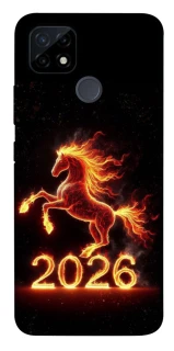 Чохол на Realme C12 Red Fire Horse ver.1 фото 1 з 1