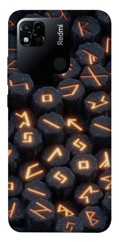 Чехол на Xiaomi Redmi 10A Огненые руны фото 1 из 1