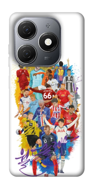 Чехол на TECNO Spark 20 Football Abstract v2 фото 1 из 1