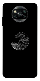 Чохол на Xiaomi Poco X3 NFC / Poco X3 Pro Black tsunami фото 1 з 1