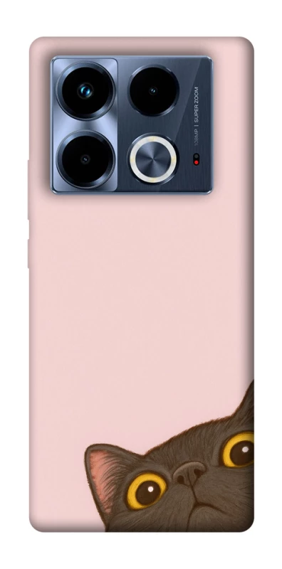 Чехол на Infinix Note 40 4G Peeping cat фото 1 из 1