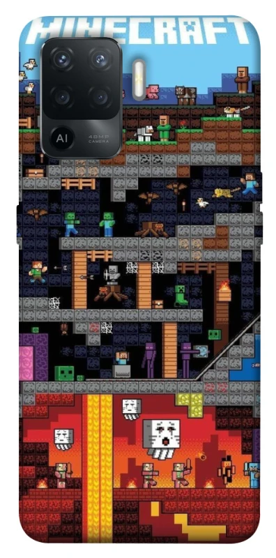 Чехол на Oppo Reno 5 Lite Minecraft фото 1 из 1