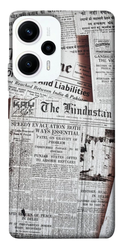 Чохол на Xiaomi Poco F5 / Note 12 Turbo Газети фото 1 з 1