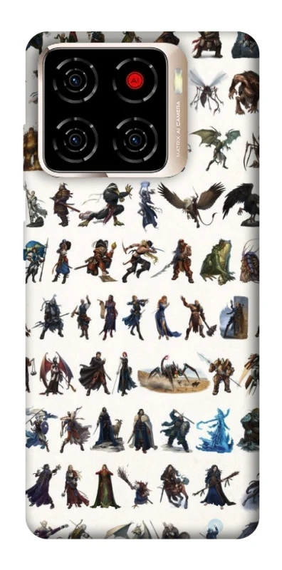 Чехол на ZTE Blade A56 Character Selection фото 1 из 1