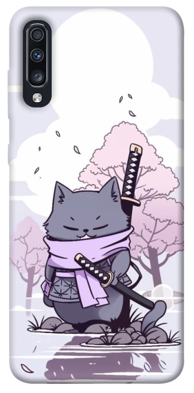 Чехол на Samsung Galaxy A70 (A705F) Samurai cat фото 1 из 1