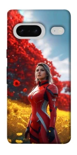 Чехол на Google Pixel 7 Cyber space girl ver.5 фото 1 из 1