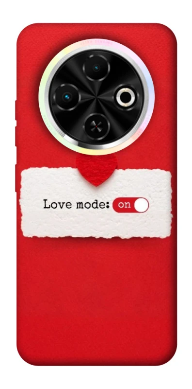 Чохол на TECNO Spark 30C Love Mode ON фото 1 з 1
