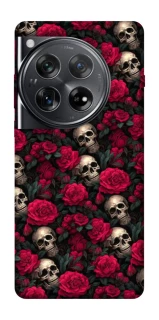 Чехол на OnePlus 12 Черепа и розы фото 1 из 1