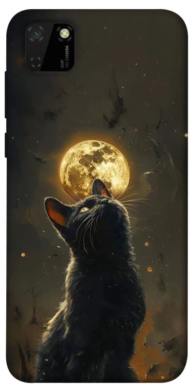 Чехол на Huawei Y5p Кот под луной v2 фото 1 из 1