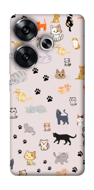 Чохол на Xiaomi Poco F6 Cat style ver.1 фото 1 з 1