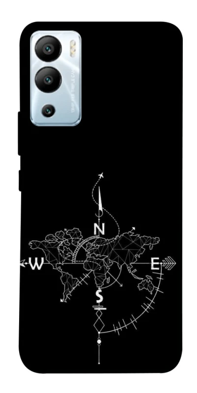 Чохол на Infinix Hot 12i Travel Map фото 1 з 1