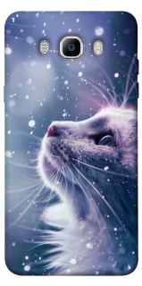 Чехол на Samsung J710F Galaxy J7 (2016) Snow cat фото 1 из 1
