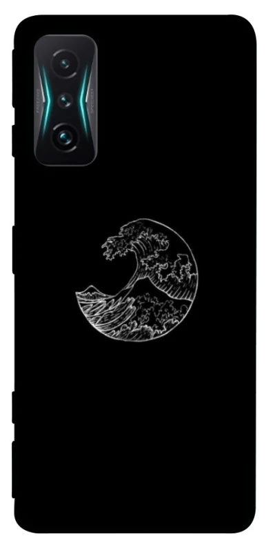 Чохол на Xiaomi Redmi K50 Gaming Black tsunami фото 1 з 1