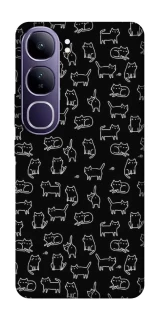 Чохол на Vivo Y300 Black Cats фото 1 з 1