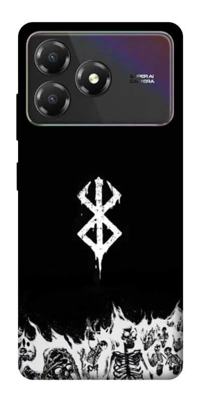Чехол на ZTE Blade A36 Berserk skeletons фото 1 из 1