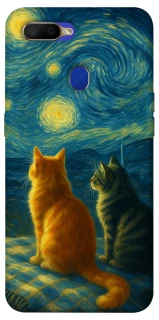 Чохол на Oppo A5s Cats under the stars фото 1 з 1