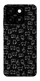 Чохол на ZTE Blade A55 4G Black Cats фото 1 з 1