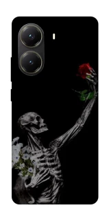 Чохол на Xiaomi Poco X6 Pro Skeleton vs Rose фото 1 з 1