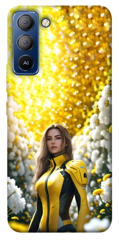 Чехол на TECNO Pop 5 LTE Cyber space girl ver.2 фото 1 из 1