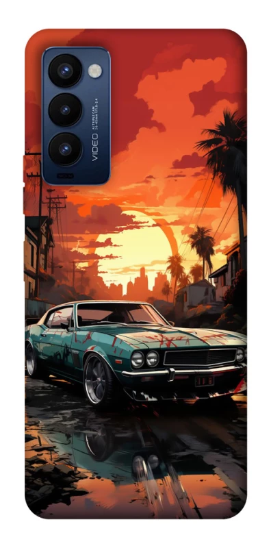 Чохол на TECNO Camon 18 Pro Car at sunset фото 1 з 1