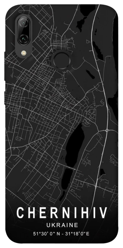 Чохол на Huawei P Smart (2019) Chernihiv map фото 1 з 1