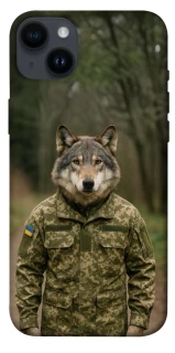 Чехол на Apple iPhone 14 Plus (6.7") Волк защитник фото 1 из 1
