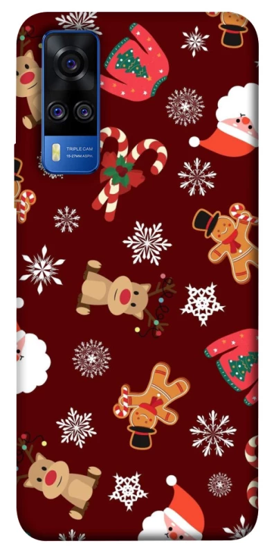 Чехол на Vivo Y51a Новогодний v6 фото 1 из 1