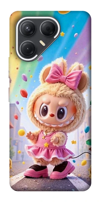 Чохол на TECNO Pova 7 Labubu rainbow фото 1 з 1